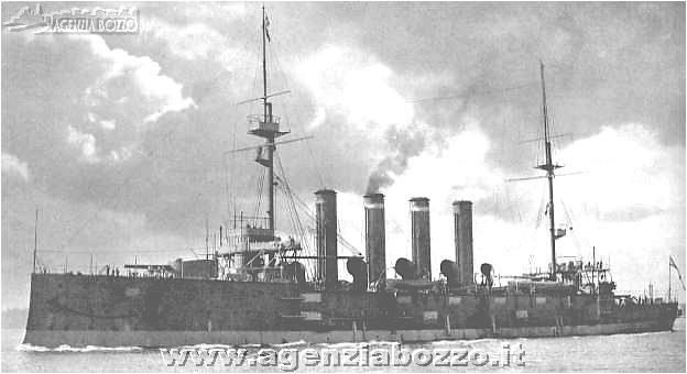 Navi da guerra H.M.S. Cressy 1899 incrociatore corazzato UK Royal
